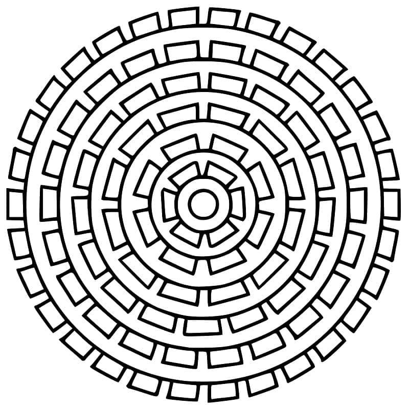 Mandalas Abstraits 17